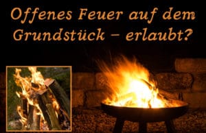 Feuer Grundstück Gesetz